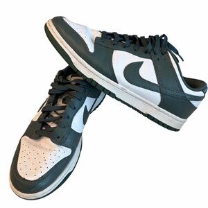 Nike Dunk Low Retro White & Forest Green Sneakers | Men’s 10.5